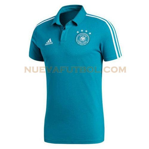 camiseta polo alemania 2018 azul hombre