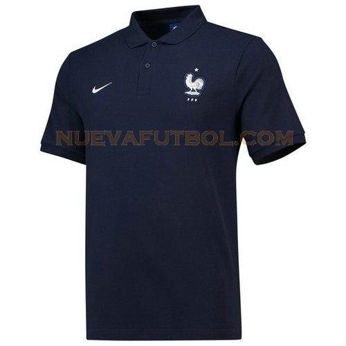 camiseta polo francia 2018 azul hombre