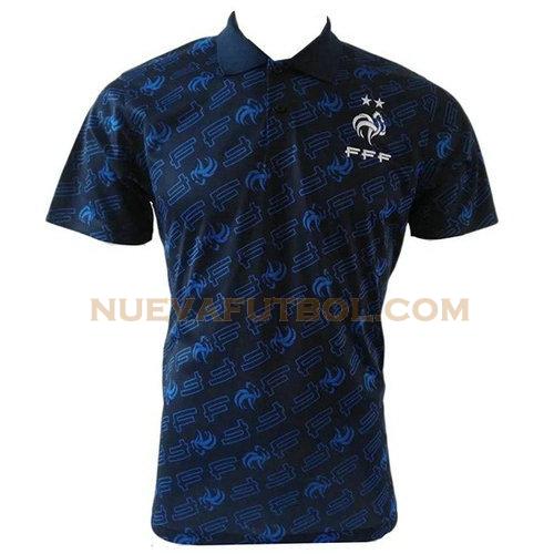 camiseta polo francia 2019 azul marino hombre