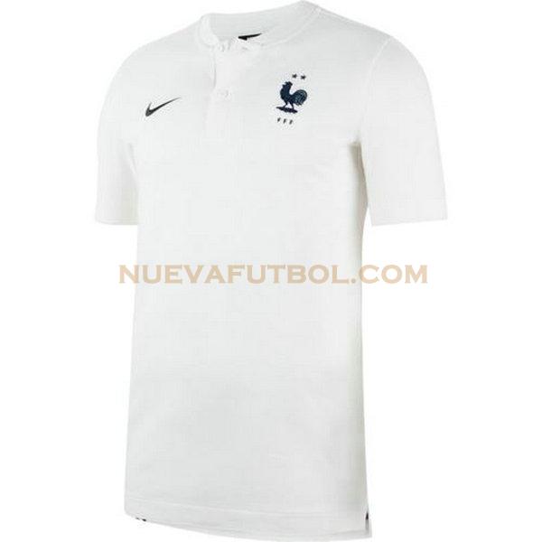 camiseta polo francia 2020-2021 blanco hombre