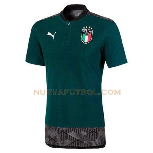 camiseta polo italia 2020-2021 verde hombre