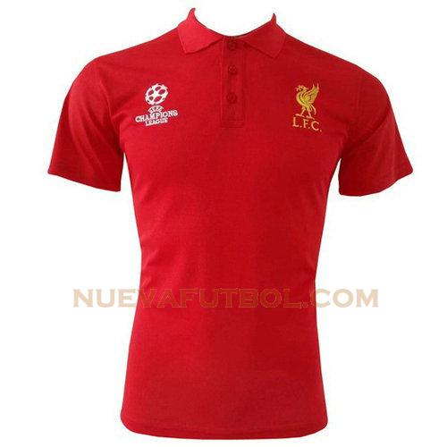 camiseta polo liverpool 2018-2019 rojo hombre