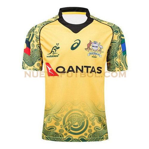 camiseta rugby australia 2017-2018 amarillo hombre