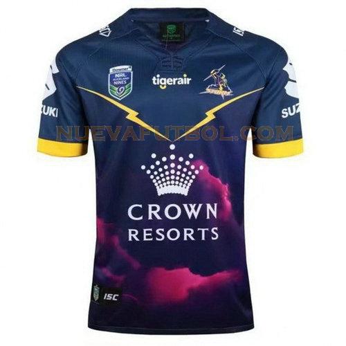 camiseta rugby melbourne storm 2017-2018 azul hombre