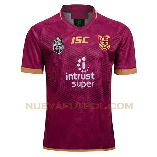 camiseta rugby qld maroons 2018 rojo hombre