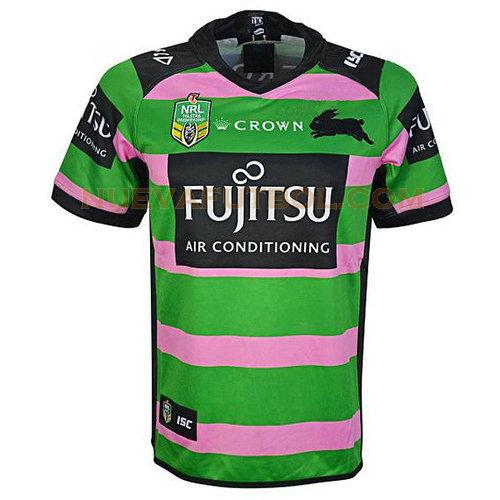 camiseta rugby south sydney rabbitohs 18-19 verde hombre