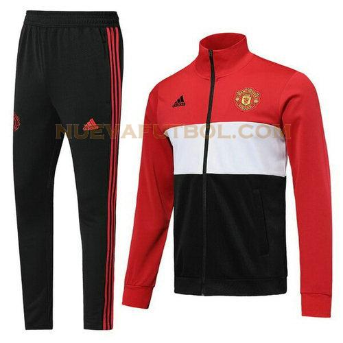 chandal manchester united 2019 2020 rojo blanco hombre