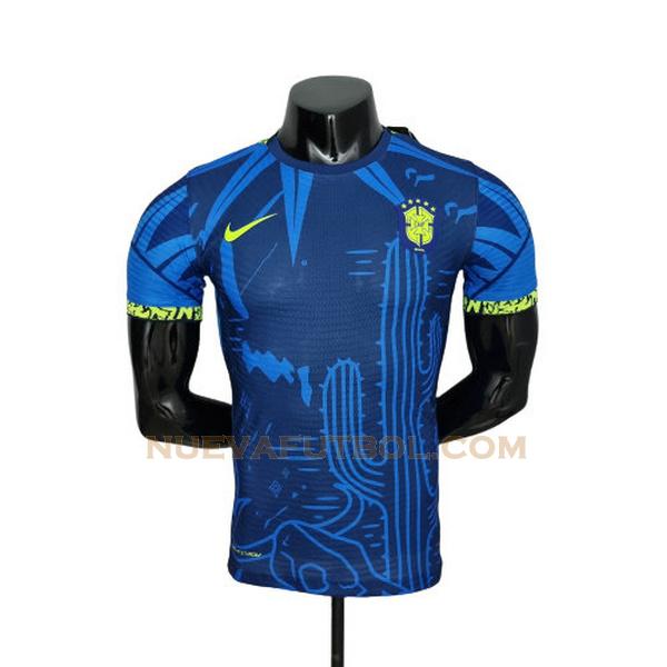 classic camiseta brasil player 2022 azul hombre