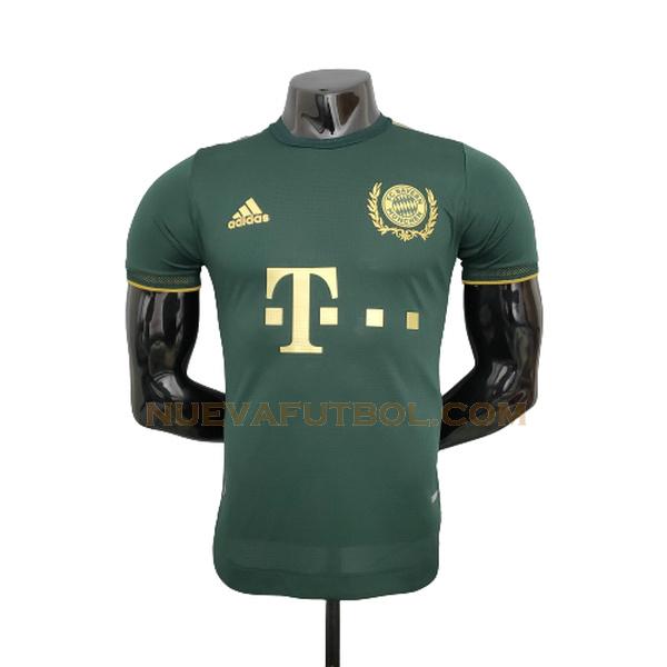 commemorative edition camiseta bayern de múnich player 2021 2022 verde hombre
