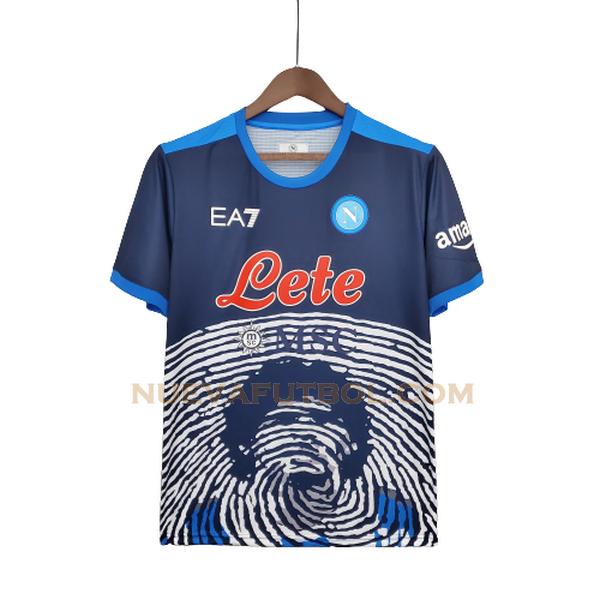 commemorative edition camiseta nápoles 2021 2022 azul hombre