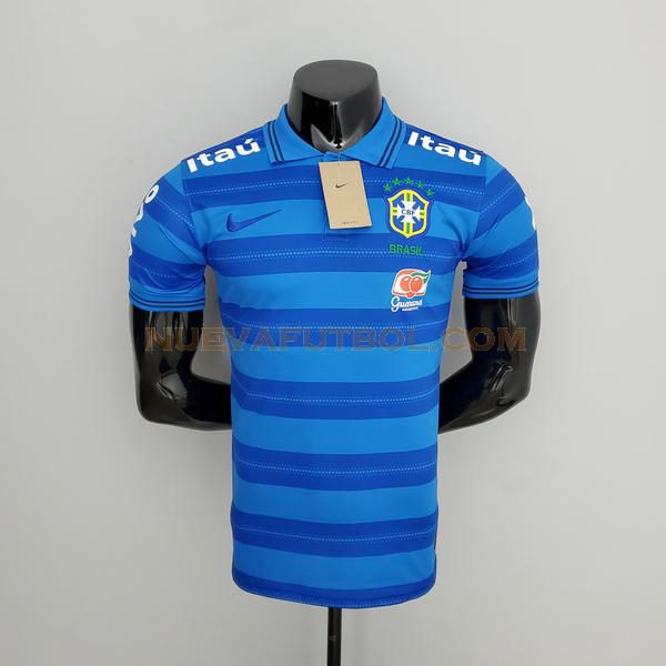 futsal segunda camiseta brasil player 2021 22 azul hombre