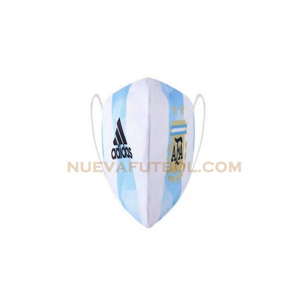 maschera argentina 2020-2021 blanco azul