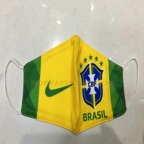 maschera brasil 2020-2021 amarillo verde