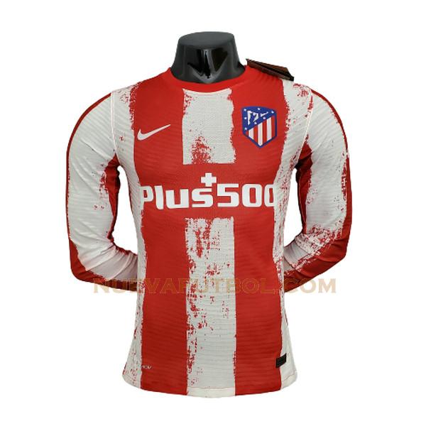 ml primera camiseta atletico madrid player 2021 2022 rojo blanco hombre