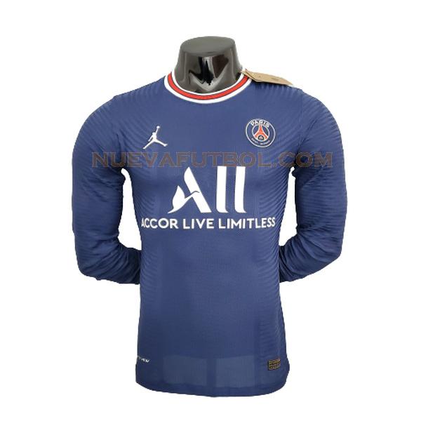 ml primera camiseta paris saint germain player 2021 2022 azul hombre