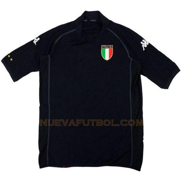 portero camiseta italia 2002 negro hombre