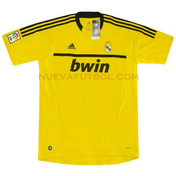 portero camiseta real madrid 2011-2012 amarillo hombre