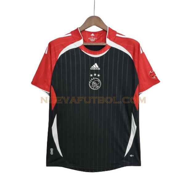 pre match camiseta ajaxa 2022 2023 negro rojo hombre