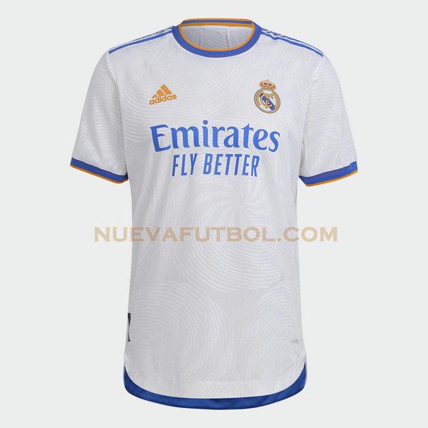 priemra equipacion camiseta real madrid 2021 2022 blanco hombre