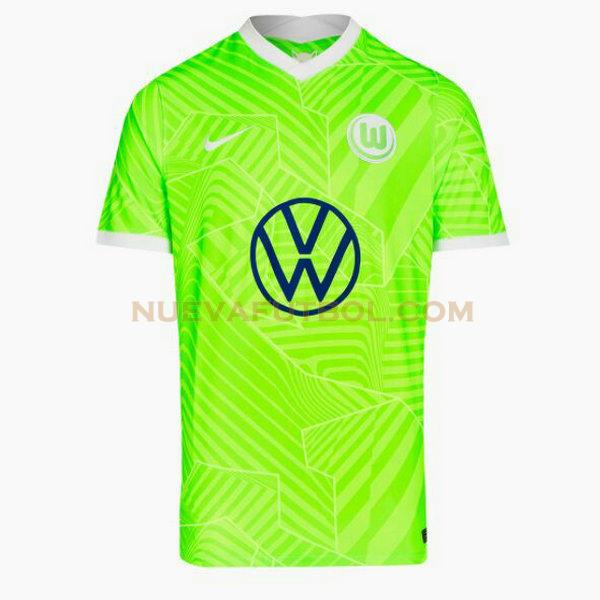 priemra equipacion camiseta wolfsburgo 2021 2022 verde hombre