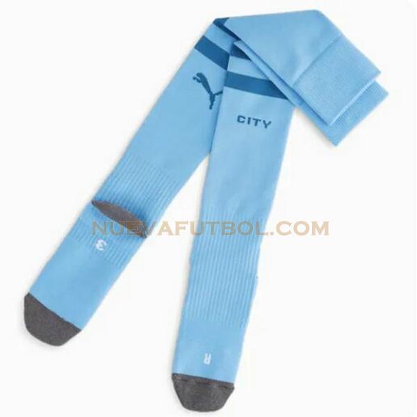 primera calcetines manchester city 2023 2024 azul hombre