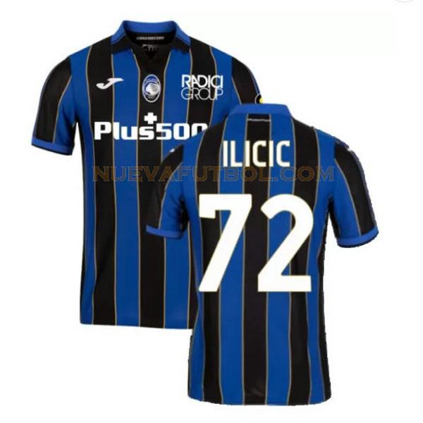 primera camiseta (ilicic 72 atalanta bc 2021 2022 azul negro hombre