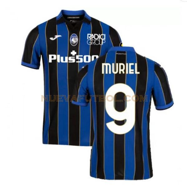 primera camiseta (muriel 9 atalanta bc 2021 2022 azul negro hombre