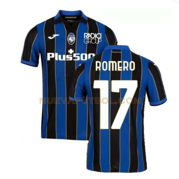 primera camiseta (romero 17 atalanta bc 2021 2022 azul negro hombre