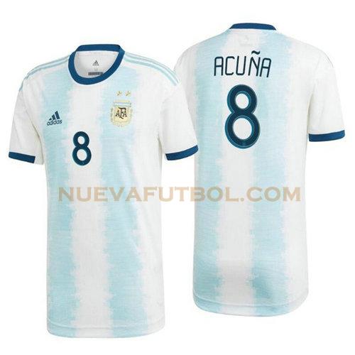 primera camiseta acuna 8 argentina 2020 hombre