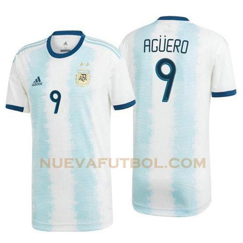 primera camiseta aguero 9 argentina 2020 hombre