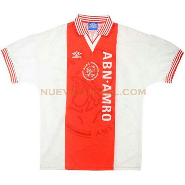 primera camiseta ajax 1995-1996 rojo hombre