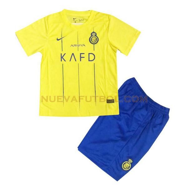primera camiseta al-nassr fc 2023 2024 amarillo niño