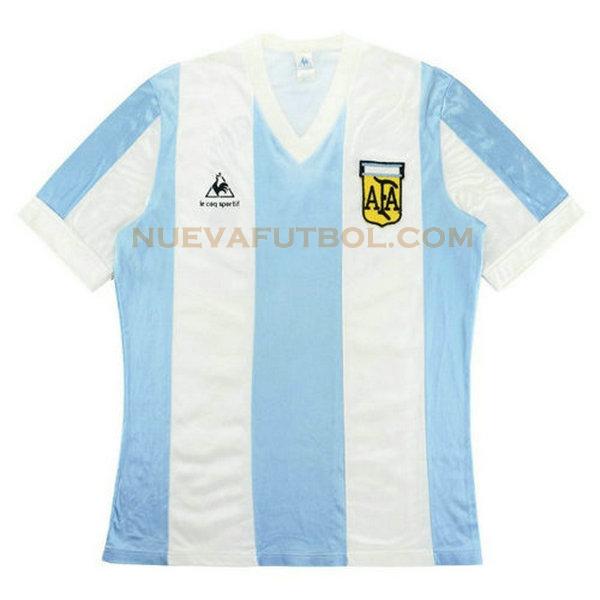 primera camiseta argentina 1984 blanco hombre