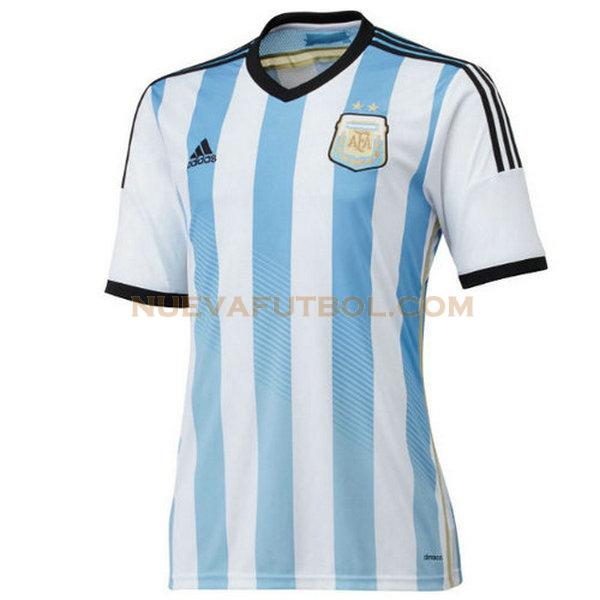 primera camiseta argentina 2014 blanco hombre