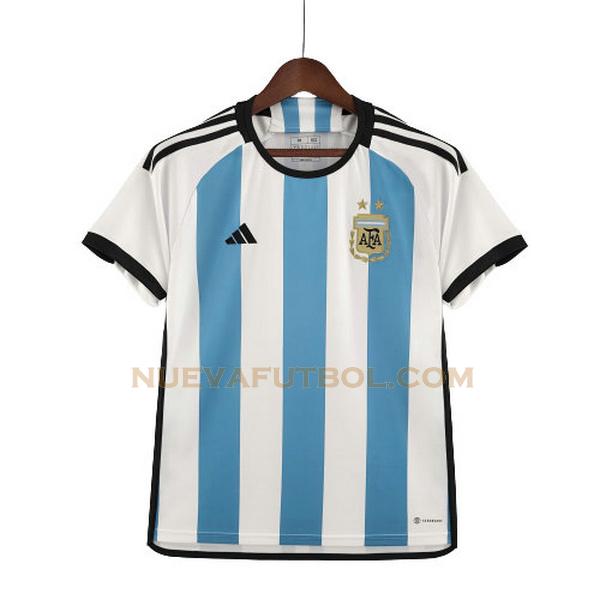 primera camiseta argentina 2022 blanco azul hombre