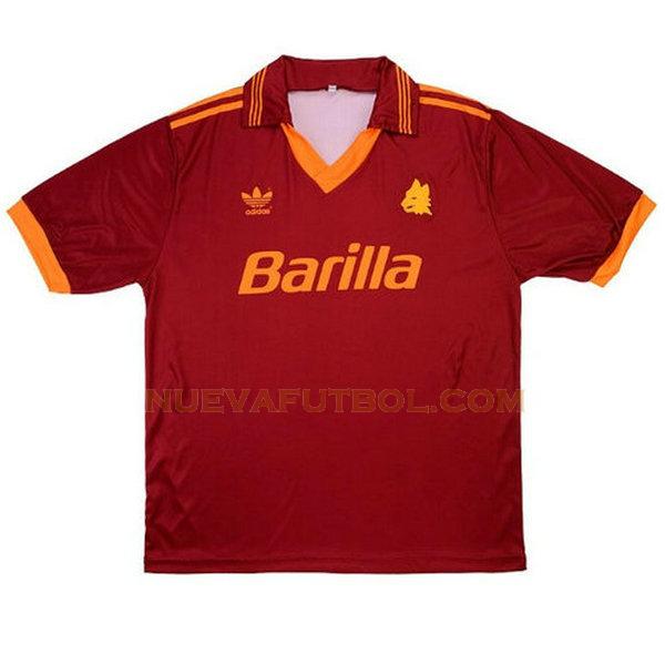 primera camiseta as roma 1992-1994 rojo hombre