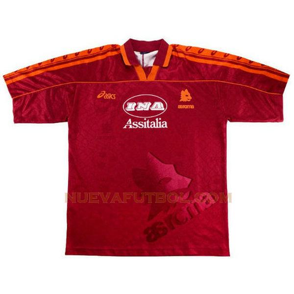 primera camiseta as roma 1995-1996 rojo hombre