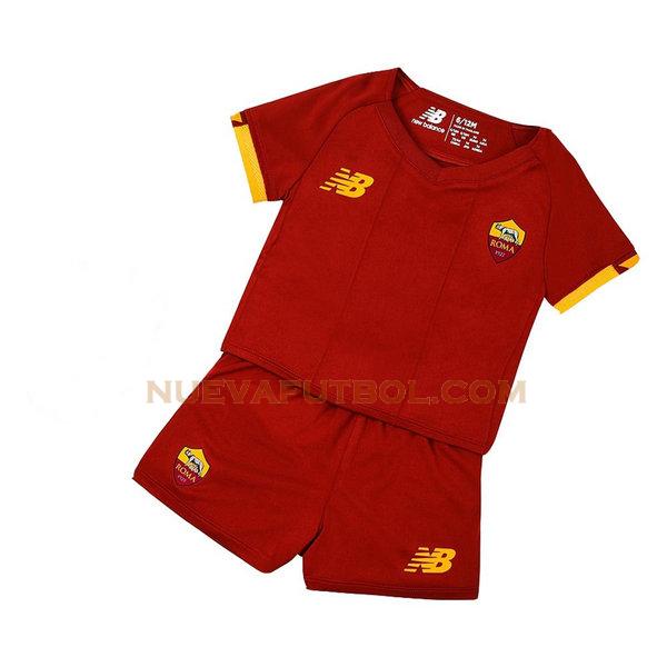 primera camiseta as roma 2021 2022 rojo niño