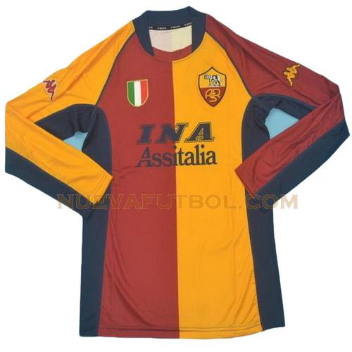 primera camiseta as roma ml 2001-2002 hombre