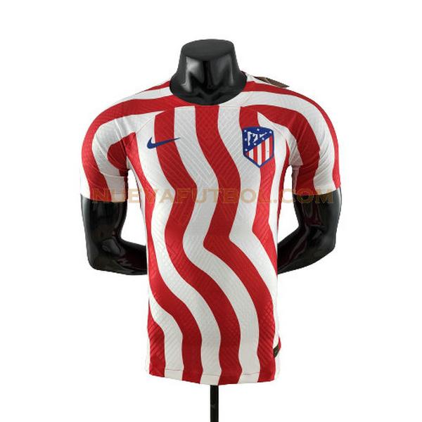 primera camiseta atletico madrid player 2022 2023 rojo blanco hombre