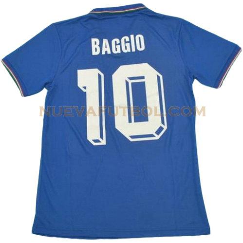 primera camiseta baggio 10 italia copa mundial 1990 hombre