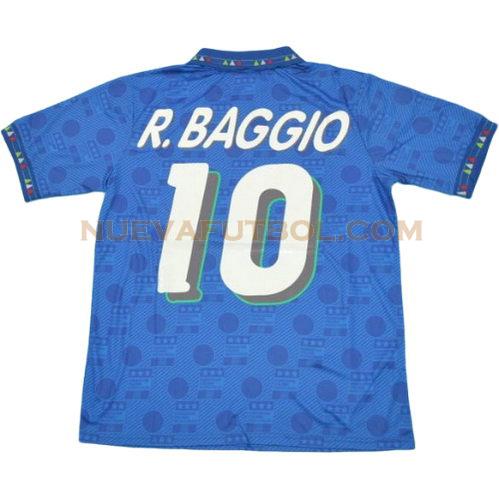 primera camiseta baggio 10 italia copa mundial 1994 hombre