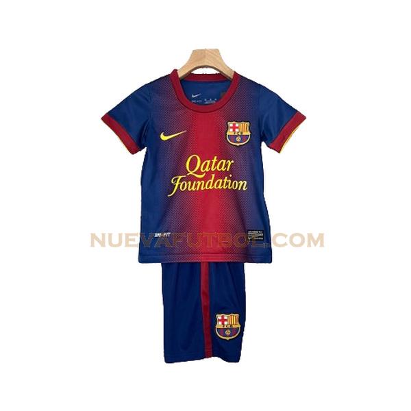 primera camiseta barcelona 2012 2013 rojo azul niño