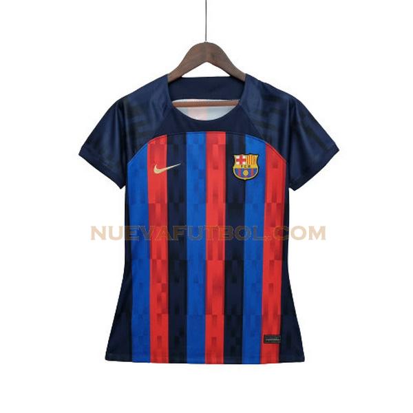 primera camiseta barcelona 2022 2023 rojo azul mujer
