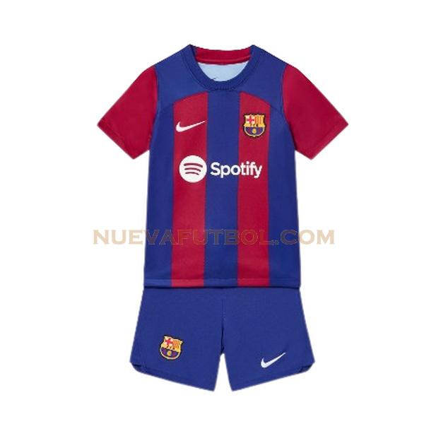 primera camiseta barcelona 2023 2024 azul rojo niño