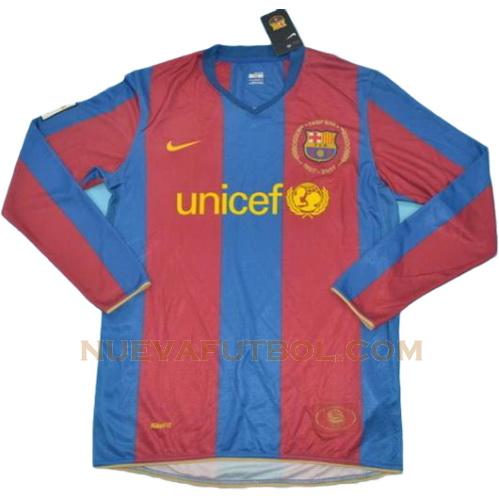 primera camiseta barcelona ml 2007-2008 hombre