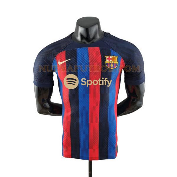 primera camiseta barcelona player 2022 2023 negro rojo hombre