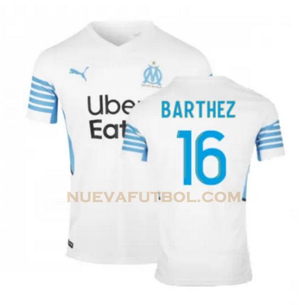 primera camiseta barthez 16 marsella 2021 2022 blanco hombre