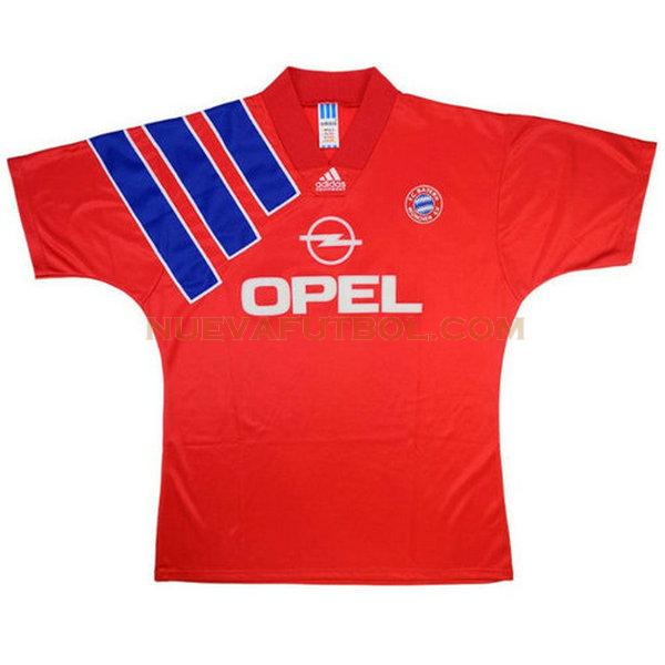 primera camiseta bayern de múnich 1991-1993 rojo hombre