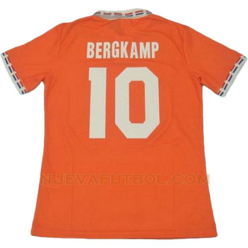 primera camiseta bergkamp 10 países bajos 1996 hombre